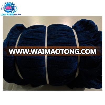 nylon dark blue color multifilament fishing net